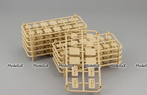 Набор ящиков 20 шт, деталей для сборки, 500104, DiP Models 1:43