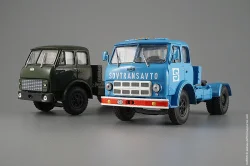 Маз 504В тягач синий, НАП 1:43