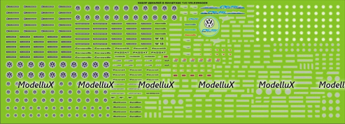 Декаль Volkswagen шильды и эмблемы