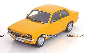Opel Kadett Saloon 1973 Orange, 870040102, Minichamps 1:87