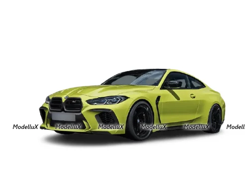BMW M4 2020 Yellow, 155020120, Minichamps 1:18