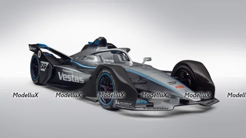 Mercedes EQ Nyck De Vries Formula E Season 7, 414200017, Minichamps 1:43