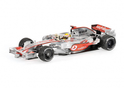 McLaren Mercedes MP4/23 Vodafone, Lewis Hamilton World Champion 2008 Brazil GP, 530081832, Minichamps 1:18