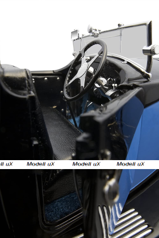 Bugatti Royale Coupe de Ville 1930 Blue/Black, 3293-J4, Bauer 1:18