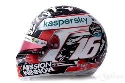 Mini Helmet Charles Leclerc Scuderia Ferrari Formel 1 2021, Bell 1:2