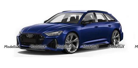 Audi RS 6 Avant 2019 Blue Metallic, 870010011, Minichamps 1:87