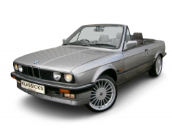 BMW M3 (E30) Cabriolet 1988 Silver, 870020232, Minichamps 1:87