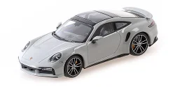 Porsche 911 (992) Turbo S 2020 Grey, 410069470, Minichamps 1:43