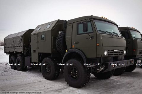 КАМАЗ 6350 артиллерийский тягач, Skifavto 1:43