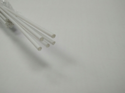 Труба круглая пластиковая 3х250мм цвет белый