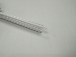 Труба круглая пластиковая 3х250мм цвет белый