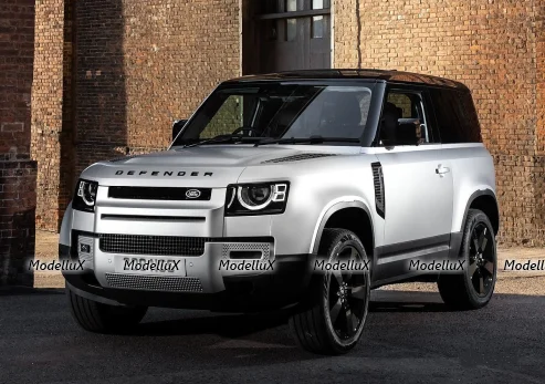 Land Rover Defender 90 - 2020 - fuji white, Almost Real 1:18