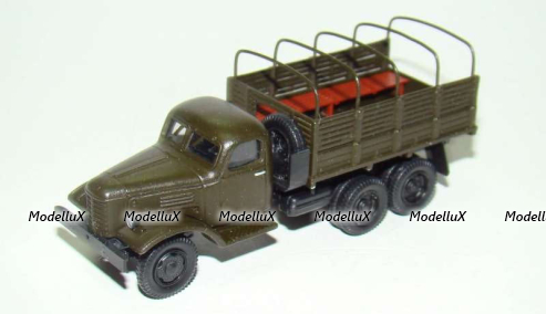 ЗиЛ 151 борт дуги советский военный автомобиль, КУМ 192 1:87