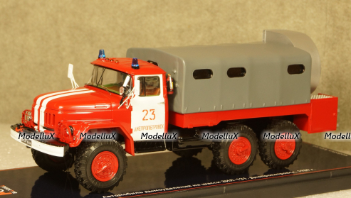 Зил 131, Автомобиль дымоудаления, Днепропетровск 1989 г., Казань 1980 г., TruckTyr 1:43