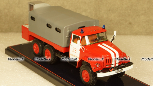 Зил 131, Автомобиль дымоудаления, Днепропетровск 1989 г., Казань 1980 г., TruckTyr 1:43