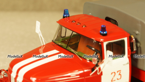 Зил 131, Автомобиль дымоудаления, Днепропетровск 1989 г., Казань 1980 г., TruckTyr 1:43