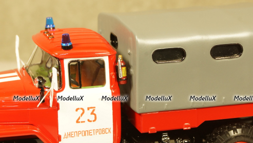 Зил 131, Автомобиль дымоудаления, Днепропетровск 1989 г., Казань 1980 г., TruckTyr 1:43