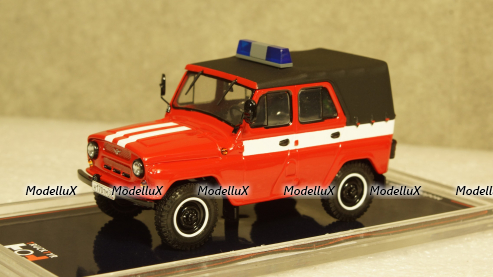 Уаз-3151 Пожарный штабной автомобиль, TruckTyr 1:43