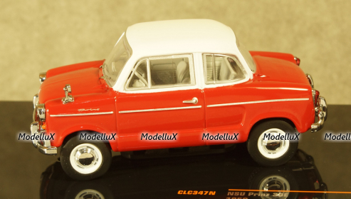 NSU Prinz 30E, red/white, CLC347N, IXO 1:43