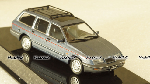 Ford Sierra Ghia metallic-silver 1988, CLC352N, IXO 1:43