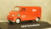 DKW Schnellaster Kasten Van Red, 02396, Schuco 1:43