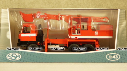 Экскаватор-планировщик UDS-114A (на шасси Tatra-815) пожарный, SSM1421, SSM 1:43