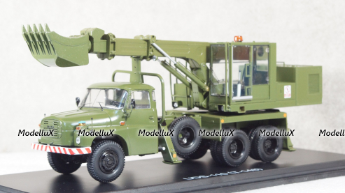 Экскаватор-планировщик UDS-110 (на шасси Tatra-148) армейский, SSM1419, SSM 1:43