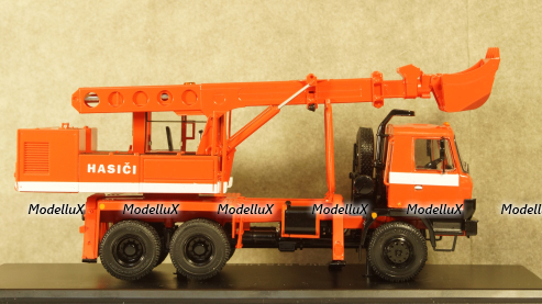 Экскаватор-планировщик UDS-114A (на шасси Tatra-815) пожарный, SSM1421, SSM 1:43