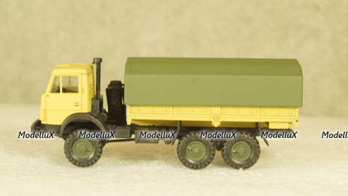 КамАЗ 4310 бортовой с тентом, Herpa 1:87 