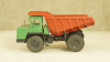 БЕЛАЗ 540А карьерный самосвал зелёный/красный, Бригадир 1:87
