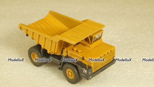 БЕЛАЗ 540А карьерный самосвал желтый, Бригадир 1:87