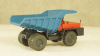 БЕЛАЗ 540А карьерный самосвал красный/синий, Бригадир 1:87