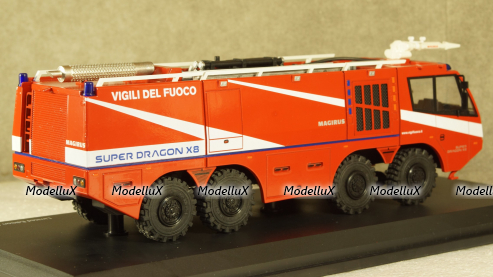 Iveco Magirus Super X8 "Vigli del Fuoco", 50713501, Schuco 1:43