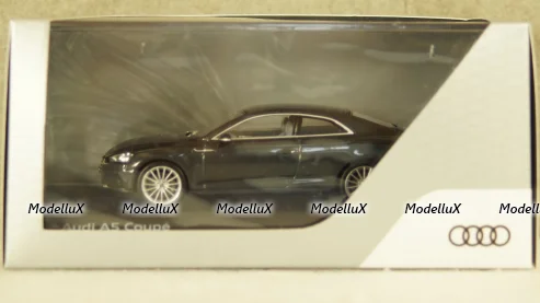 Audi A5 Coupe 2016 dark grey, Spark 1:43