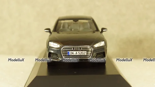 Audi A5 Coupe 2016 dark grey, Spark 1:43