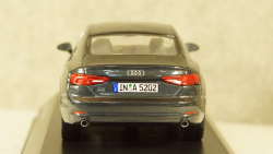 Audi A5 Coupe 2016 dark grey, Spark 1:43