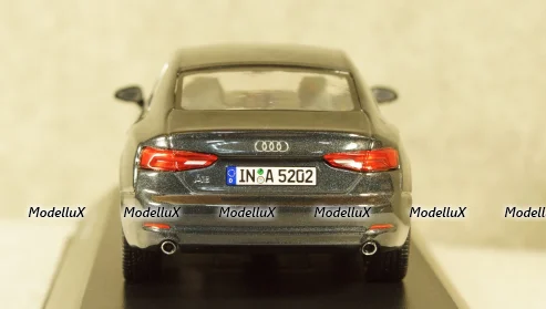 Audi A5 Coupe 2016 dark grey, Spark 1:43