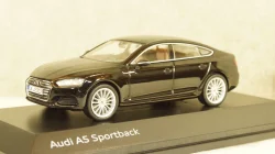 Audi A5 Sportback 2017 black, Spark 1:43