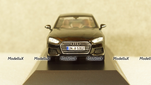 Audi A5 Sportback 2017 black, Spark 1:43