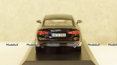 Audi A5 Sportback 2017 black, Spark 1:43