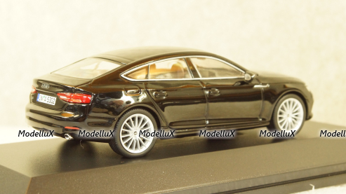 Audi A5 Sportback 2017 black, Spark 1:43