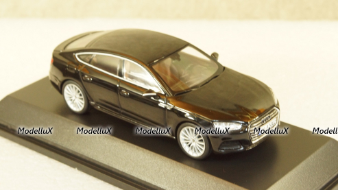 Audi A5 Sportback 2017 black, Spark 1:43