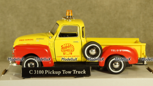 Chevrolet C3100 Pickup Tow Truck, Cararama 1:43