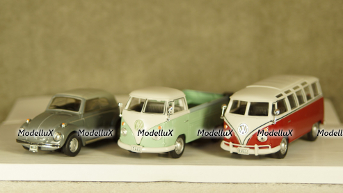 Volkswagen Classic set of 3, Cararama 1:43