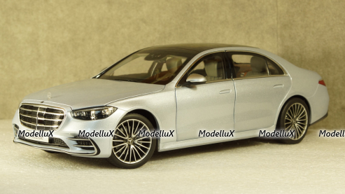 Mercedes S500 (W223) 2021 silver, S-Class, B66960633, Norev 1:18