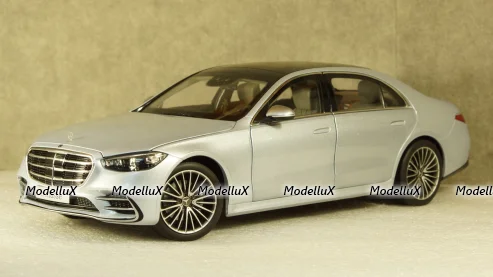 Mercedes S500 (W223) 2021 silver, S-Class, B66960633, Norev 1:18