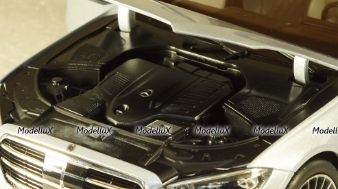 Mercedes S500 (W223) 2021 silver, S-Class, B66960633, Norev 1:18