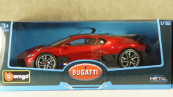 Bugatti Divo red/carbon 2019, 18-11045, Burago 1:18
