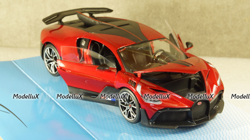 Bugatti Divo red/carbon 2019, 18-11045, Burago 1:18