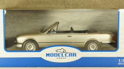 BMW 320i (E30) Convertible Silver 1985, 18152, MCG 1:18